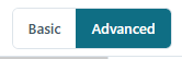 The Basic and Advanced mode toggle in the top bar